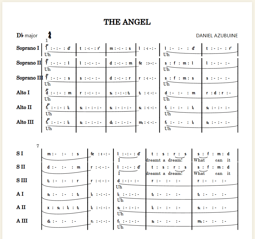Joyful, Joyful We Adore Thee tonic solfa score loading while the interactive engraving starts